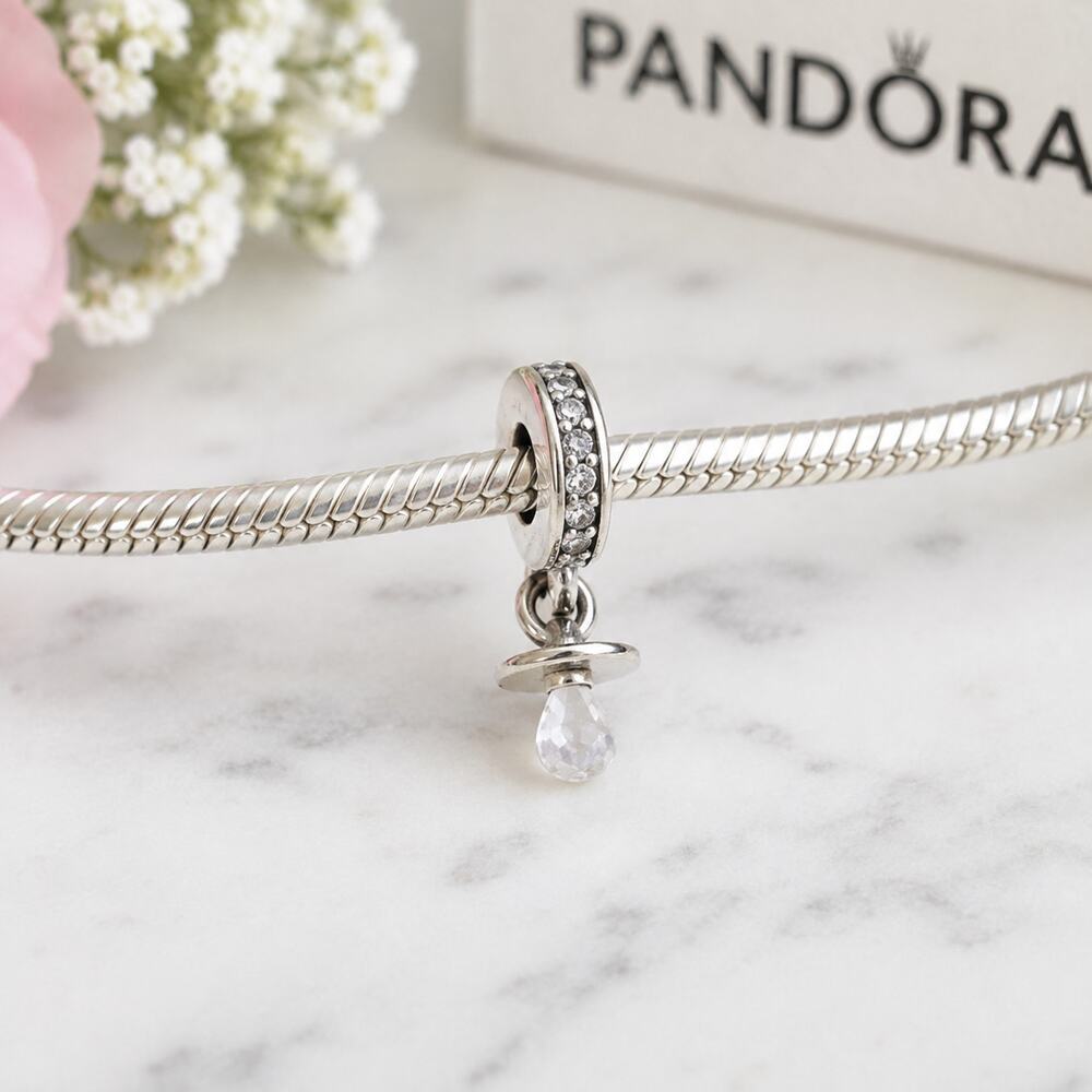 Pandora Baby Pacifier Charm Baby Shower Gift Pandora Bracelets